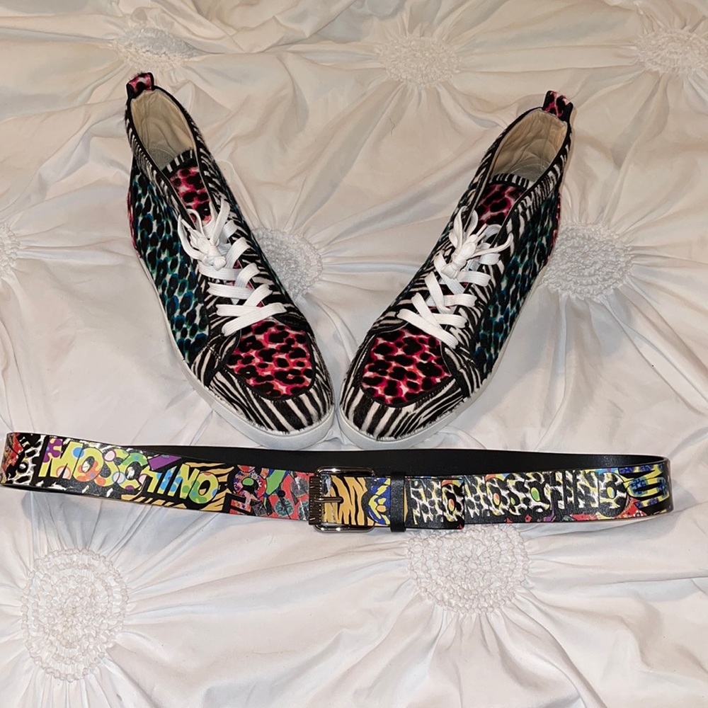 #23. 🤑🤑 This Mens Moschino Belt will be on sale in a live show tonight - Picture 1 of 7